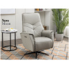 Nero Swivel Power Armchair