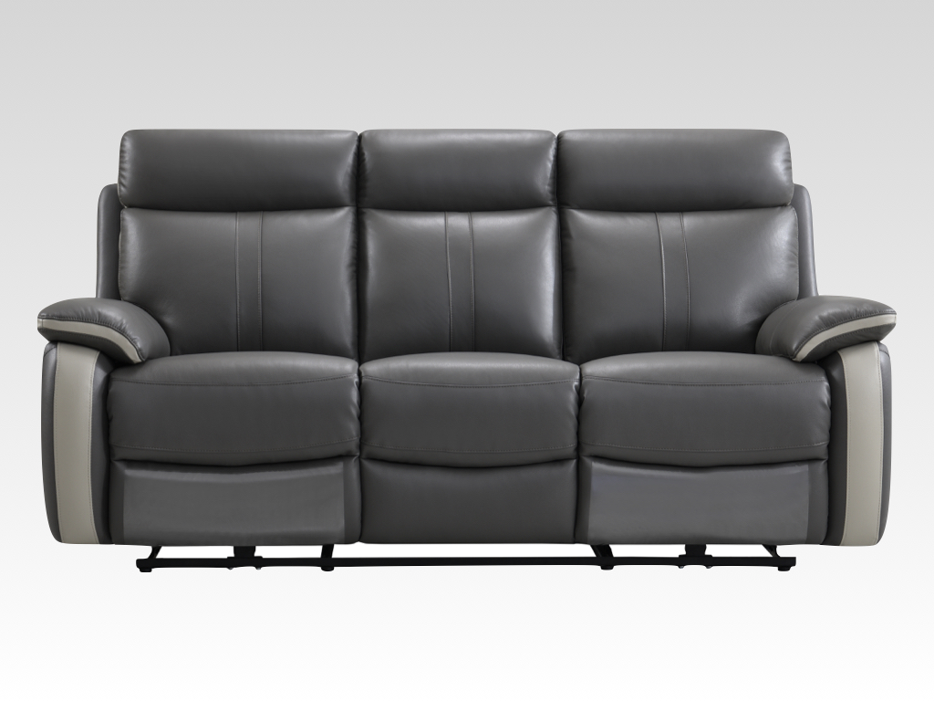 Covington 3 Seater Electric Dark Grey Mid West Furniture