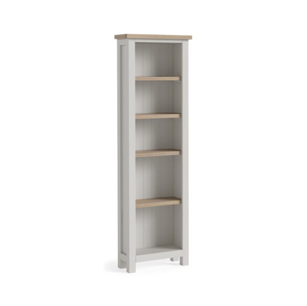Country Oak Slim Bookcase